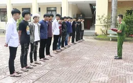 Bắt 15 đối tượng rú ga, hò hét, ném đá gây rối tại Nghệ An