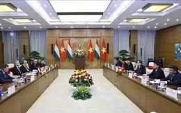 Chủ tịch Quốc hội Trần Thanh Mẫn hội đàm với Chủ tịch Quốc hội Hungary Kover Laszlo