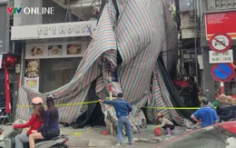 Tạm dừng thi công công trình 121 Tôn Đức Thắng (Hà Nội) sau tai nạn làm 1 người tử vong