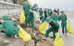 Bộ đội Biên phòng thu gom hơn 37 tấn rác từ chiến dịch “Hãy làm sạch biển”