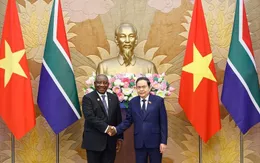 Chủ tịch Quốc hội hội kiến Tổng thống Nam Phi Matamela Cyril Ramaphosa