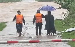 Quảng Trị: Mưa to, nhiều khu vực bị chia cắt vì ngập lụt