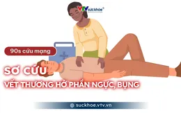 Sơ cứu vết thương hở phần ngực, bụng