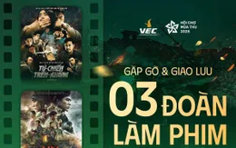 Đoàn phim Mưa đỏ, Tử chiến trên không giao lưu tại Hội chợ Mùa Thu 2025