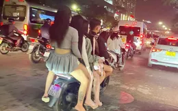 Xử phạt tài xế xe công nghệ chở 4 cô gái trên đường Trần Duy Hưng (Hà Nội)