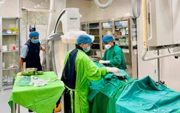 Vỡ áp xe gan gây chảy máu ổ bụng, bệnh nhân được cứu sống kịp thời