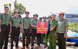 Bộ Công an hỗ trợ 40 tấn hàng cho tỉnh Gia Lai khắc phục hậu quả bão số 13