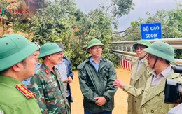 Bí thư Tỉnh ủy Khánh Hòa thị sát 2 điểm sạt lở tại Đèo Khánh Lê và Khánh Sơn, chỉ đạo khẩn công tác cứu hộ