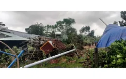 Đà Nẵng: Lốc xoáy làm tốc mái nhà dân trong đêm