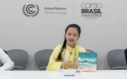 Thiếu nhi Việt Nam đầu tiên phát biểu tại Diễn đàn COP30 ở Brazil