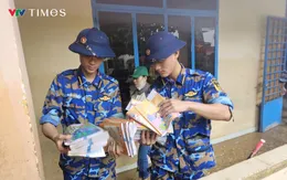 Học viện Hải quân hỗ trợ bà con Khánh Hòa cho đến khi cuộc sống ổn định sau bão lũ