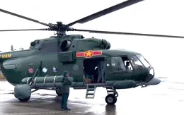 Không quân tăng cường 9 chuyến bay trực thăng hỗ trợ người dân vùng lũ