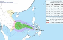 Áp thấp nhiệt đới gần Biển Đông đã mạnh lên thành bão