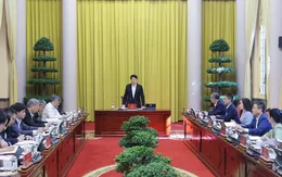 Chủ tịch nước Lương Cường chủ trì họp giao ban với Văn phòng Chủ tịch nước