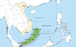 Áp thấp nhiệt đới ít khả năng ảnh hưởng trực tiếp đến đất liền Nam Bộ