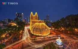 TP Hồ Chí Minh: Nhà thờ Đức Bà khoác áo mới lung linh  đón Giáng sinh với 1.000 km đèn LED