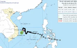 Áp thấp nhiệt đới tiến gần vùng biển Đắk Lắk - Khánh Hòa