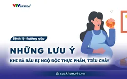 Những lưu ý khi bà bầu bị ngộ độc thực phẩm, tiêu chảy