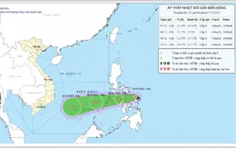 Áp thấp nhiệt đới tiến vào Biển Đông, sức gió giật cấp 8