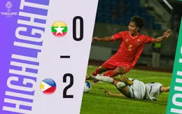 Highlights: U22 Myanmar 0-2 U22 Philippines | Bảng C bóng đá nam SEA Games 33