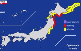 Động đất cực mạnh rung chuyển Bắc Nhật Bản, đã xuất hiện sóng thần