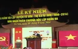 Bắc Ninh: Thị xã Từ Sơn đón nhận Huân chương Độc lập hạng Ba