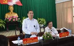 Đồng chí Lê Hồng Anh làm việc tại tỉnh Đồng Tháp