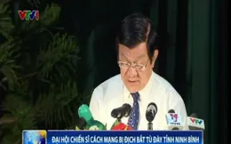 Chủ tịch nước dự Đại hội chiến sĩ cách mạng bị địch bắt tù đày tỉnh Ninh Bình