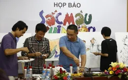 Cùng họa sĩ Còm vẽ tranh vui bằng màu nhuộm tóc