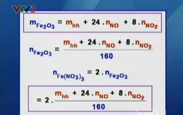 Công thức giải nhanh các bài tập hóa học