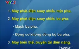BTKT môn Vật lý: Một số bài toán cơ bản về máy điện