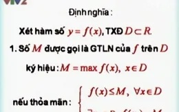 BTKTVH: Giá trị lớn nhất và nhỏ nhất của hàm số