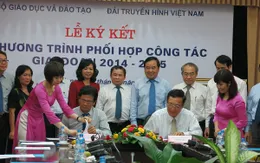 VTV cùng Bộ GD&ĐT phối hợp xây dựng đề án Kênh truyền hình giáo dục quốc gia