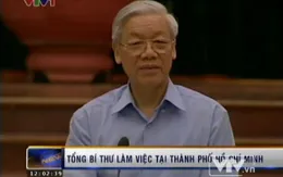 Tổng Bí thư Nguyễn Phú Trọng làm việc tại TP.HCM