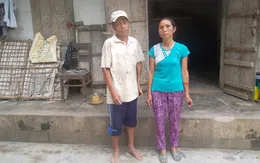 Xót cảnh ông bà bệnh tật nuôi đứa cháu bại não