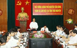 Thủ tướng thăm và làm việc tại Thái Nguyên      