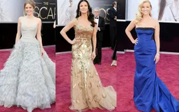 Sao lộng lẫy trên thảm đỏ Oscar 2013