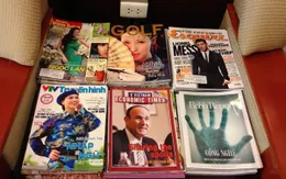 Tạp chí truyền hình có mặt ở sân bay Tân Sơn Nhất