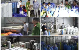 Đánh sập đường dây sản xuất, tiêu thụ 65 tấn khí cười, thu lợi bất chính 6,5 tỷ đồng