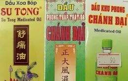 Cảnh báo các loại dầu xoa bóp giả