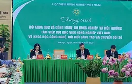 Học viện Nông nghiệp Việt Nam tổ chức Hội nghị khoa học về Công nghệ, Đổi mới sáng tạo và Chuyển đổi số: Tăng tốc hiện thực hóa đột phá chiến lược ngành nông nghiệp