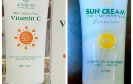 Thu hồi toàn quốc 2 loại kem chống nắng giả