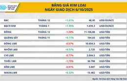 Giá bạch kim chạm mức cao nhất trong 13 năm qua