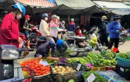 Giá rau củ "hạ nhiệt"