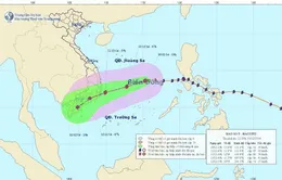 Bão số 5 cách đảo Song Tử Tây khoảng 250km về phía Bắc Đông Bắc