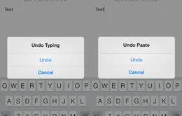 “Lắc máy” để Undo trên iPhone