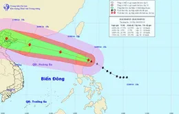 Đêm nay (14/9), tâm bão Kalmaegi đi vào Biển Đông