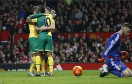 Sau 11 năm, Norwich đã đánh bại Manchester United tại Old Trafford