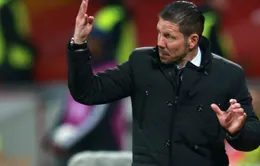 Diego Simeone "hạnh phúc" vì thất bại của Atletico Madrid