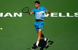 Indian Wells 2015: "Tiểu Federer" Dimitrov nhọc nhằn giành vé đi tiếp